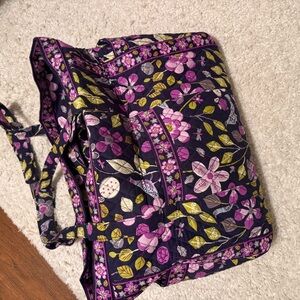 Vera Bradley Purple and Pink Floral Tote